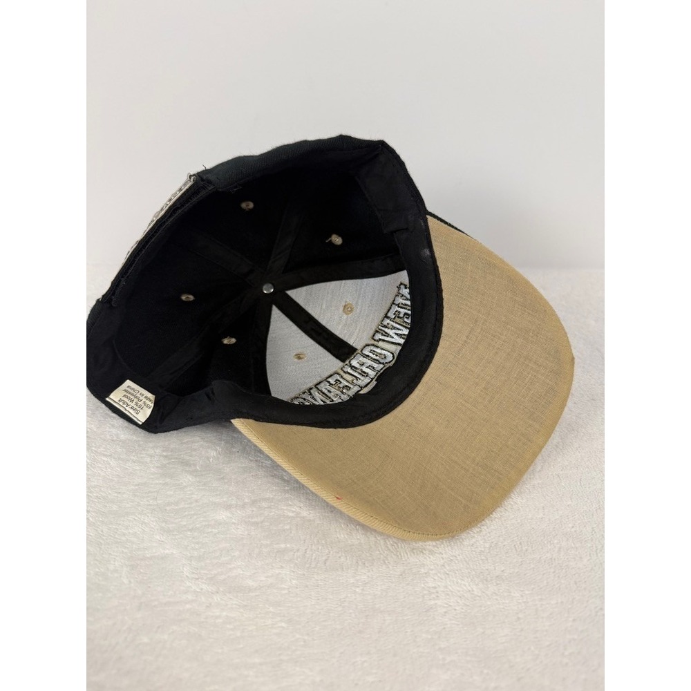 New Orleans Saints NFL Black Adjustable Hat‎ Fleur-de-Lis Logo Cap - Picture 6 of 6